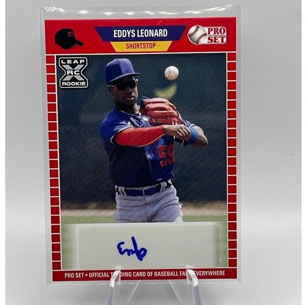 Eddys Leonard Auto 2021 Leaf Pro Set PS-EL1 MLB Los Angeles Dodgers